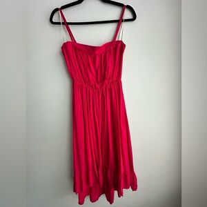 Forever 21 Red High Low Sundress for Wedding Guest Size S